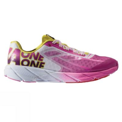 Zapatillas Running Hoka One One Tracer Mujer - Blancas / Coral - Chile BPX469528